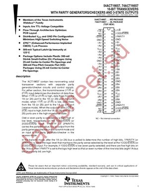 74ACT16657DL datasheet  